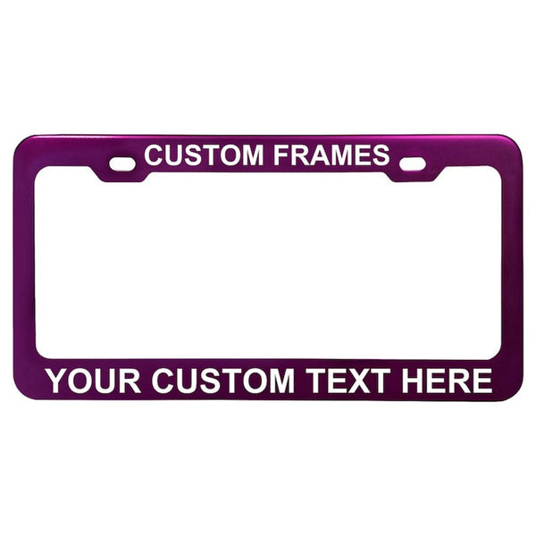 Custom License Plate Frame, Personalized Vehicle Decoration (Universal for any Vehicle)