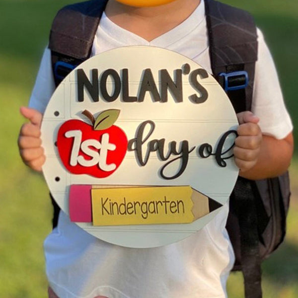 First Day of School Photo Prop, School Photos