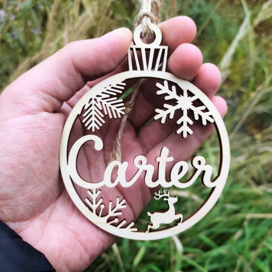 Christmas Ornament Personalized Wooden Christmas Ornaments