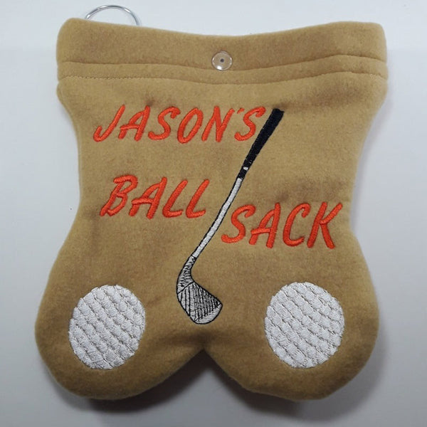 GOLF BALL BAG - Personalized Ball sack - Funny golfing - Golfers for men