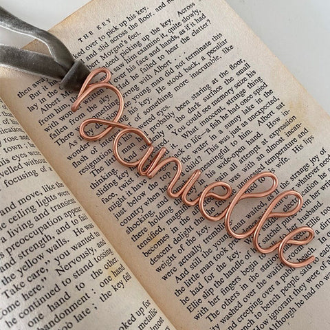 Personalised Name Bookmarks Bookmarks Book Lover’S Gift Book Worm Christmas Decor