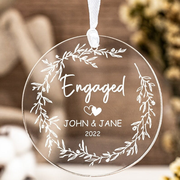 Personalize Our First Christmas Decorations Engagement Gifts, New Wedding Gifts for Couples