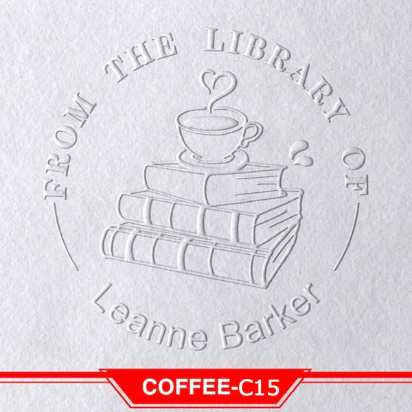 Book Embosser Personalized , Custom Stamp Embosser, Book Stamp, From The Library Of Stamp, Library Stamp