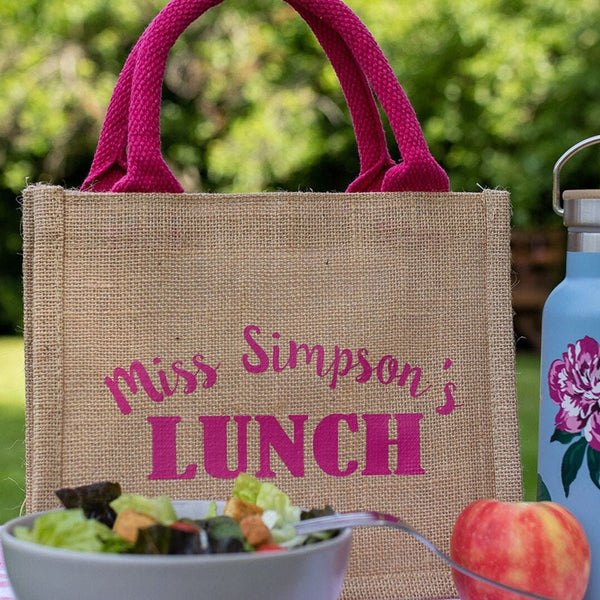 Personalised Teacher Lunch Bag, Teacher Gifts, Teaching Assistant Gift