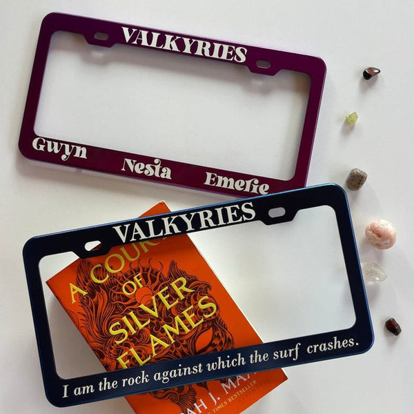 Custom License Plate Frame, Personalized Vehicle Decoration (Universal for any Vehicle)