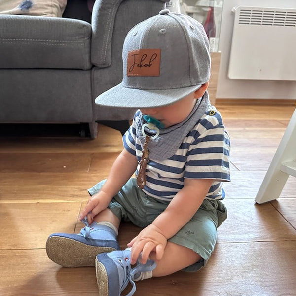 Custom Toddler Hat,Cursive Father And Son Hats Child Hat,Baby Hat