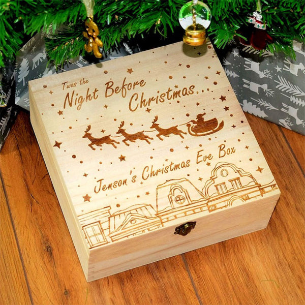 Bespoke Personalised Wooden Christmas Box