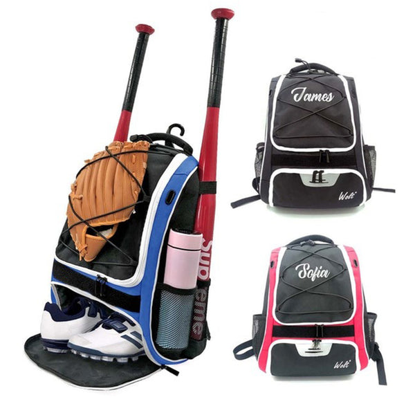 Personalized Baseball,Softball Backpack| Custom Baseball Bag | Custom Softball Bag