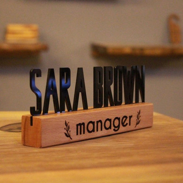 Desk Name Plate, Name plate for desk, Custom Design Desk Name Plate