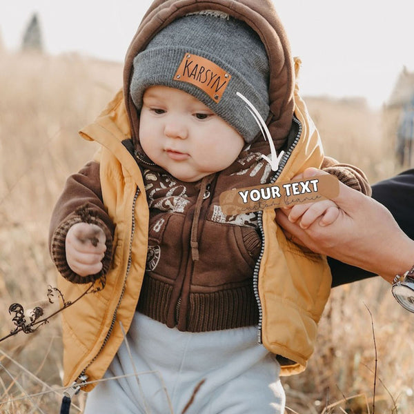 Custom Beanie Newborn Baby with Name