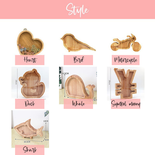 Custom Animal Coin Bank for Kids Personalized Piggy Bank With Name