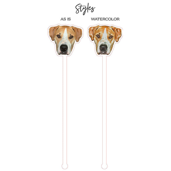 Pet Photo Stirrer, Cocktail Stirrer