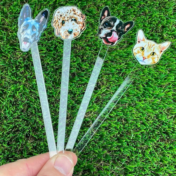 Pet Photo Stirrer, Cocktail Stirrer