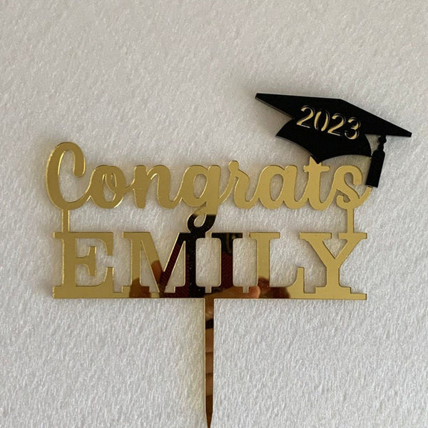 Custom Cake Topper Your Text Here Create Your Own Personalized Acrylic Cake Topper