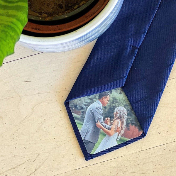 Custom Fabric Photo Patch for Ties for Him