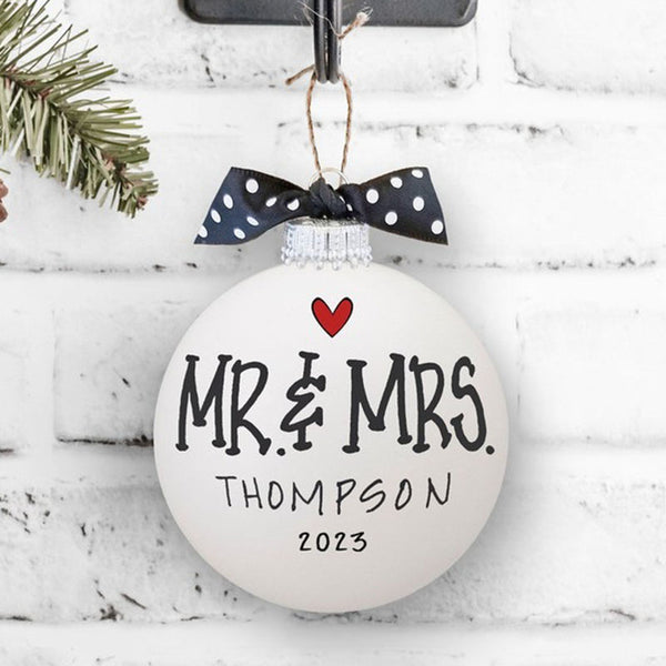 Wedding Gift, Wedding Ornament, Ornament Gift Set, Custom Bride Groom Gift