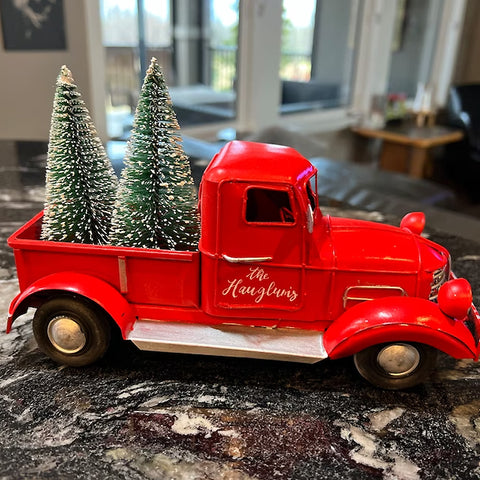 Farmhouse Christmas Truck Personalized Truck