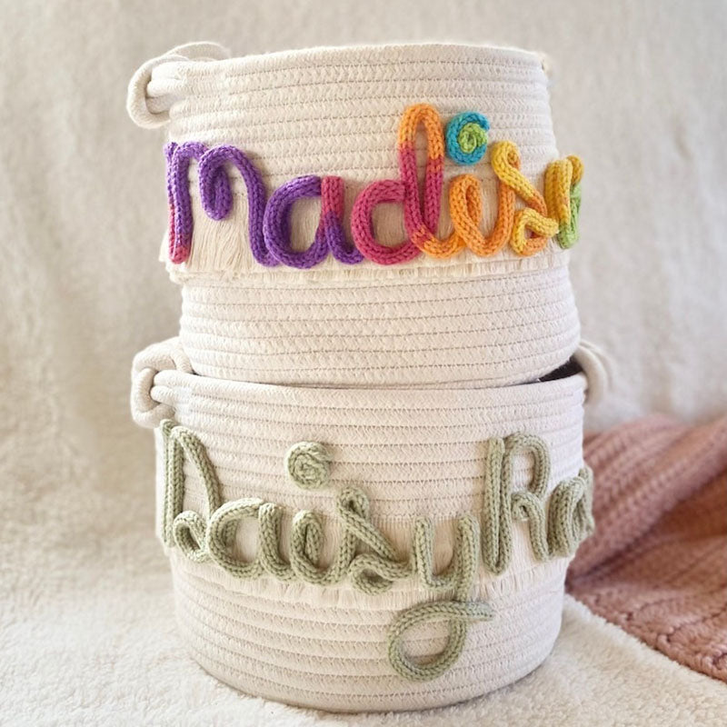 Personalized baby shower gift basket custom diaper basket custom name gift 1st birthday gift