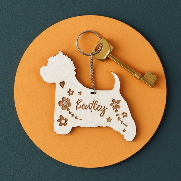 Personalised Keyring，Dog Lover Gift