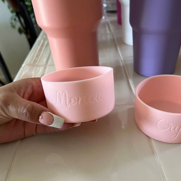 PERSONALIZED Silicone Tumbler Bumper or Boot |Silicone Boot