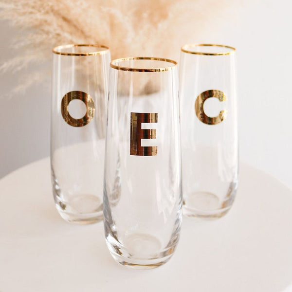 Personalized Cute Bridesmaid Gift Bridesmaid Champagne Flutes