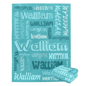 Custom Blankets with Names, Custom Baby Blankets for Boys and Girls