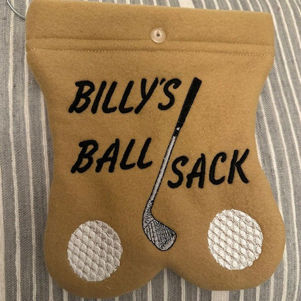 GOLF BALL BAG - Personalized Ball sack - Funny golfing - Golfers for men