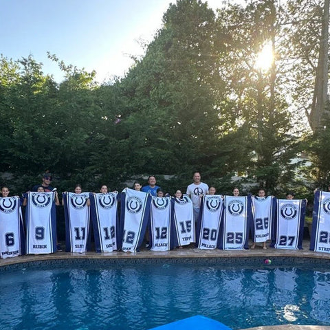 Sports Team Personalized Beach Towels, School Team Towel Gifts