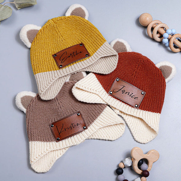 Personalised Newborn Beanies,Custom Baby Beanies,Baby Beanie With Nam