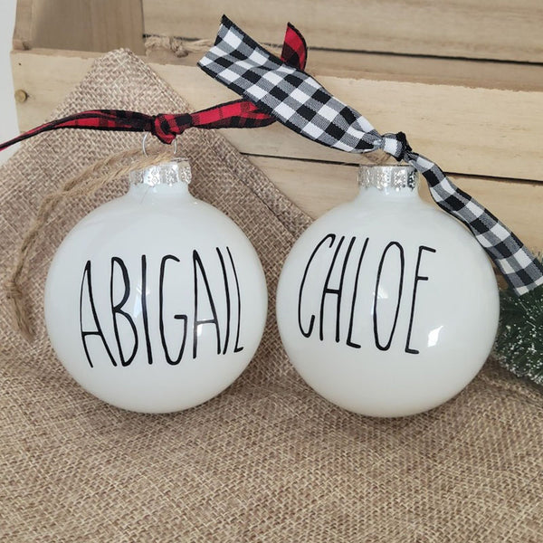 Personalized Christmas Ornament