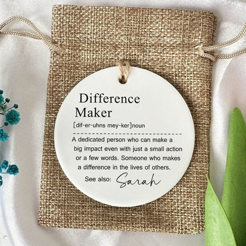 Personalized Difference Maker Gifts, Mentor Appreciation Gifts, Leadership Gifts, Thank You Gifts