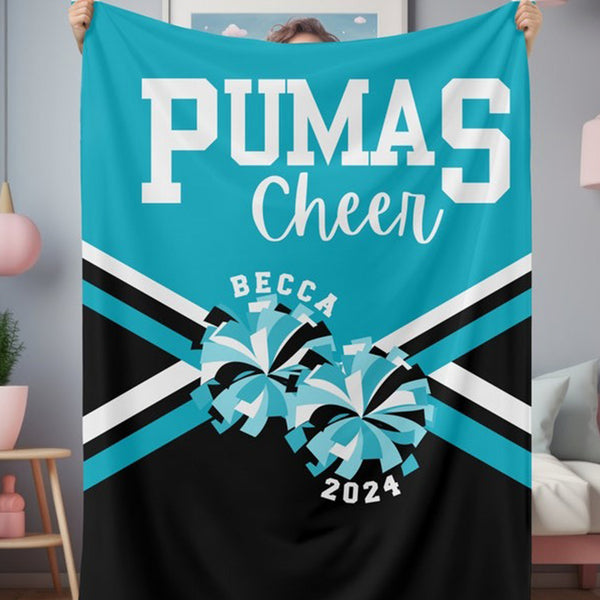 Cheerleading Custom Blankets, Team Gifts