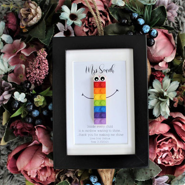 Rainbow Teacher Personalized Gift