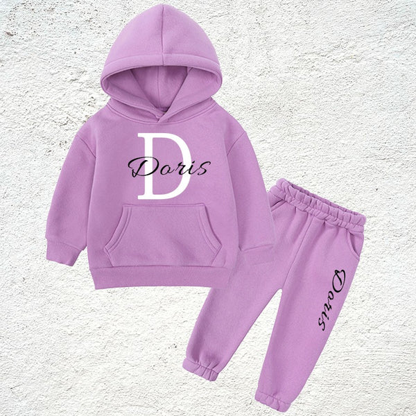 Personalized Kid Cozy Soft Extra Warm Tracksuit Set