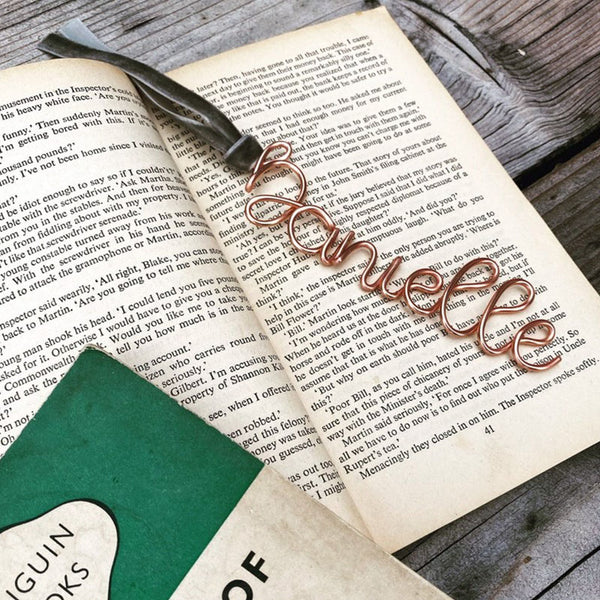 Personalised Name Bookmarks Bookmarks Book Lover’S Gift Book Worm Christmas Decor