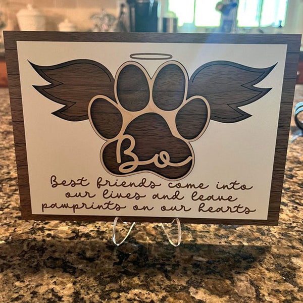 Pet Memorial Sign, Pet Memorial Gift, Pet Loss Gift, Personalized Cat Memorial