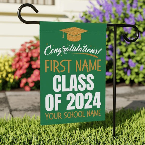 Personalized Graduation Yard Flag 2024