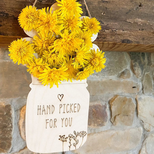 Wooden Flower Holder| Dandelion Holder