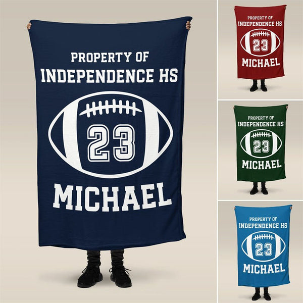 Custom Personalized Name, Stadium Blanket, Player Number, Can Be Customized