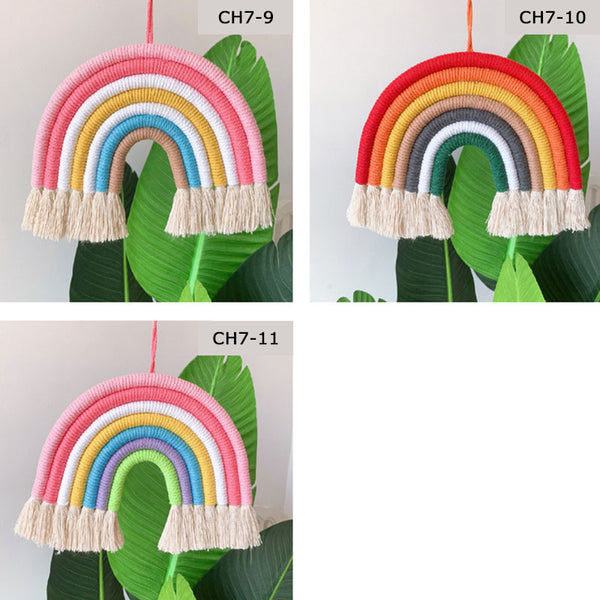 Personalised Knitted Wire /Wall Hanging/Name Rainbow