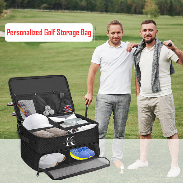 Personalized Golf Trunk Organizer,Golf Storage Bag for Dad,Grandpa.