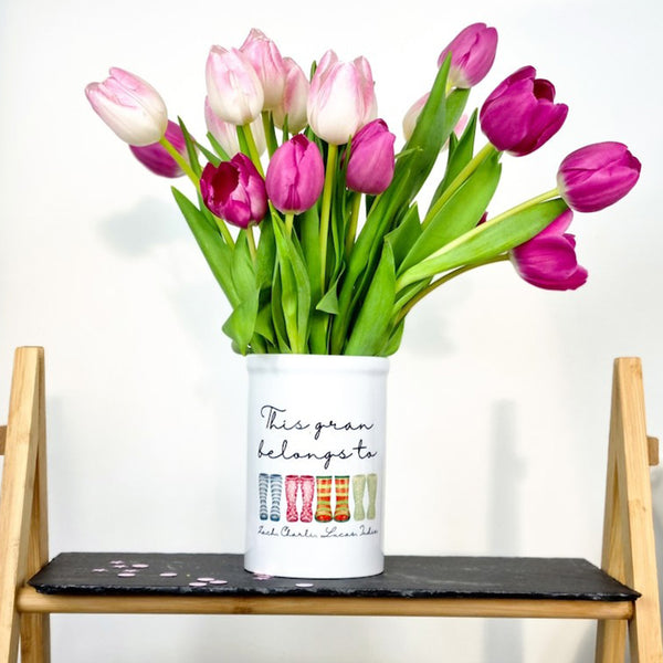 Personalised Vase, Birthday Vase