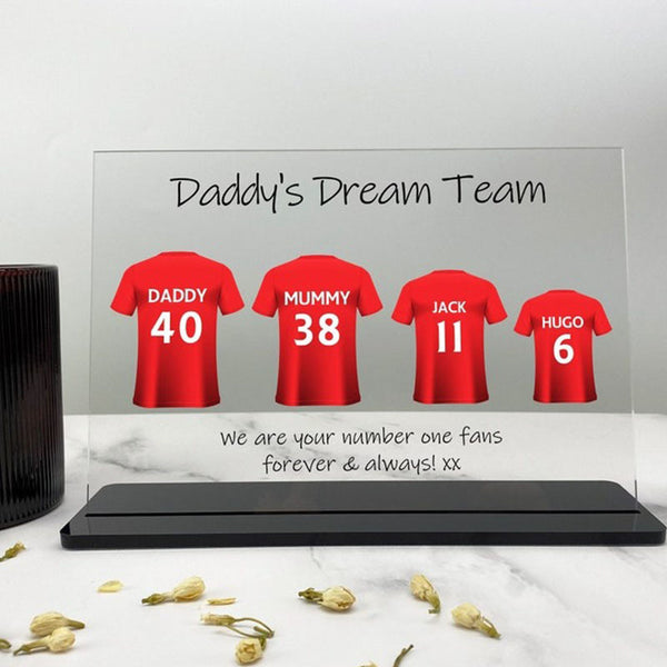 Custom Football Gift Personalised Football Shirt Print