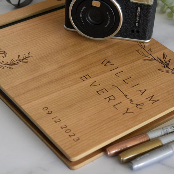 Wedding Guest Book, Wood Guest Book, Guest Book