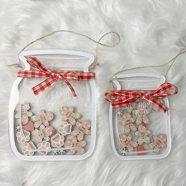 Cookie Jar Ornament Gift for Christmas,Personalized Family Ornament