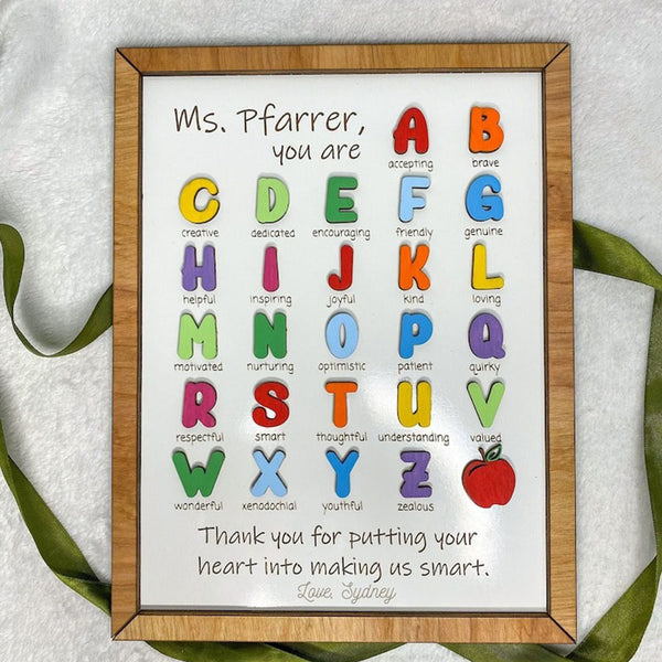 Teacher Gift, Teacher Appreciation, Personalized Teacher Gift, Educator Gift