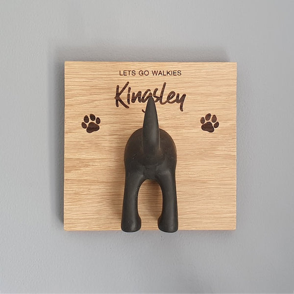 Personalized Pet lead wall hanger