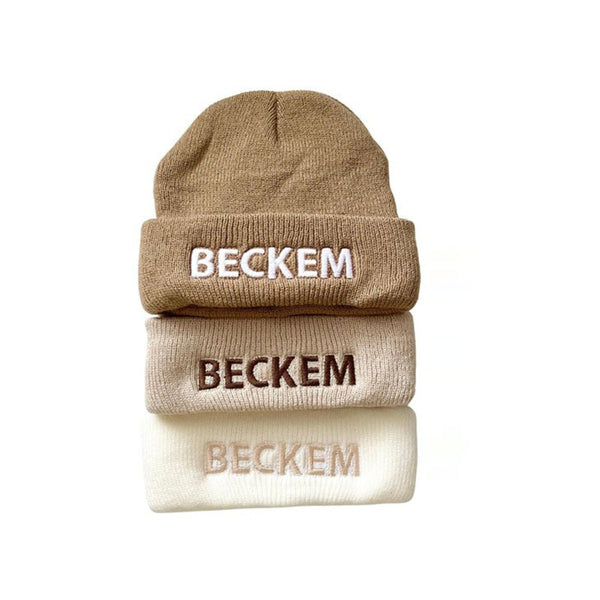 Embroidered Children's Beanie Hat, Personalized Hat for Babies and Toddlers, Kids Name Hat