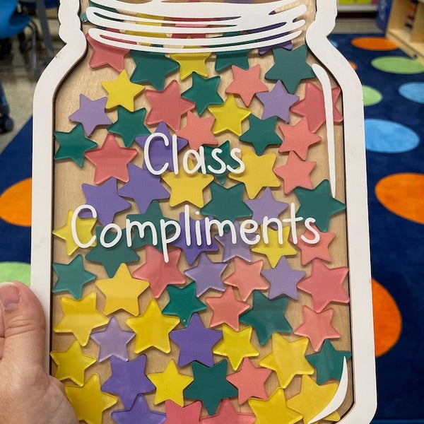 Personalized Reward Jar for Kids, School and Teacher Classroom Supplies