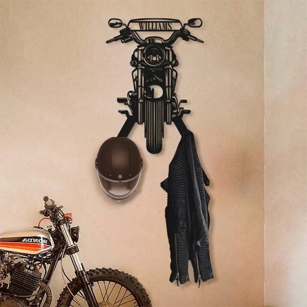 Personalized Motorcycle Helmet Holder